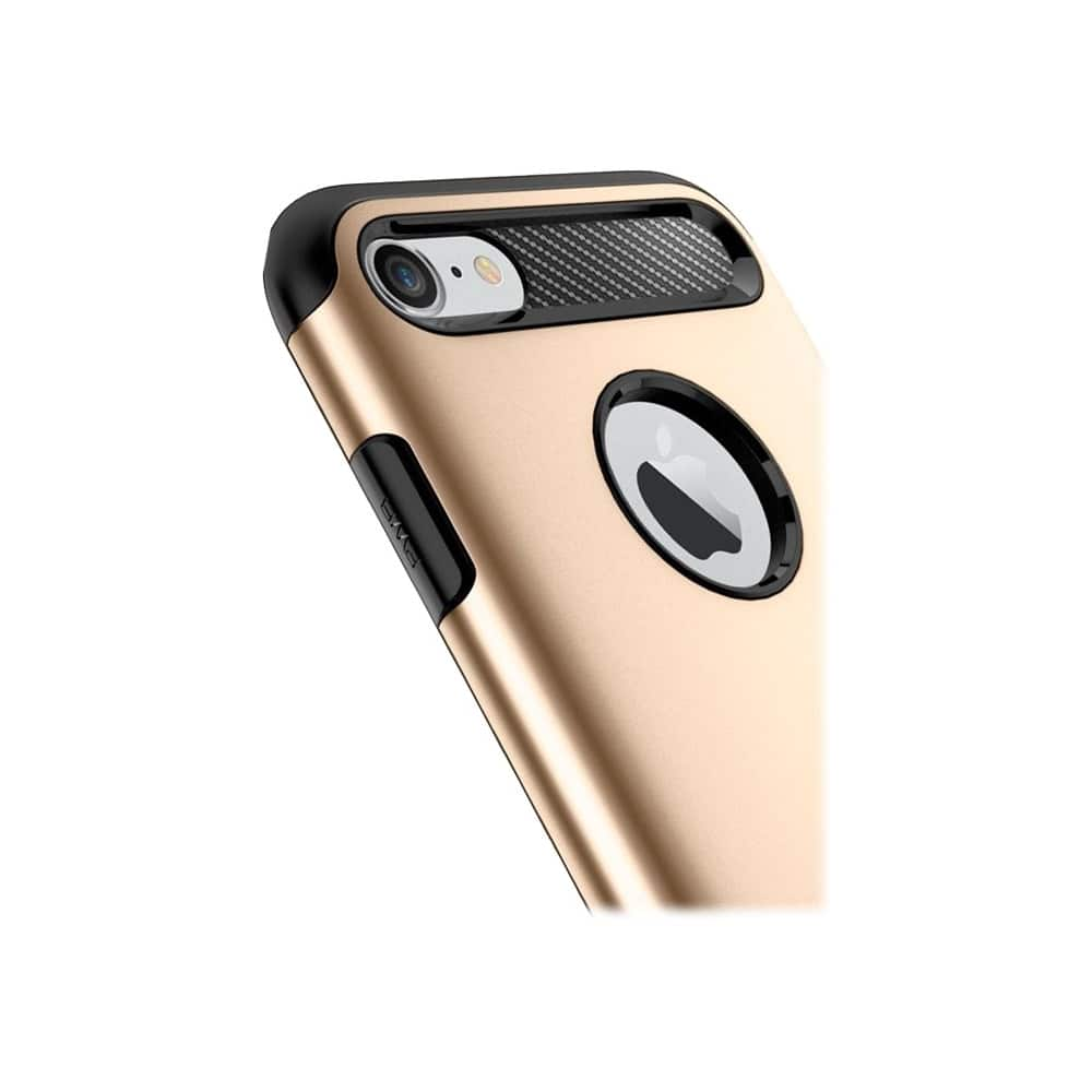 ultra hybrid case for apple iphone 7 - champagne gold