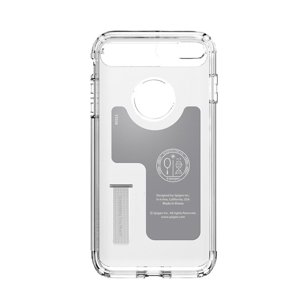 slim armor case for apple iphone 7 plus - satin silver