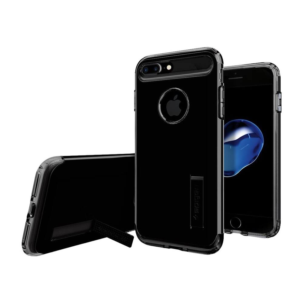 slim armor case for apple iphone 7 plus - jet black