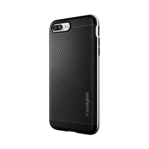 Spigen - Neo Hybrid Case for Apple® iPhone® 7 Plus - Satin silver - Larger Front
