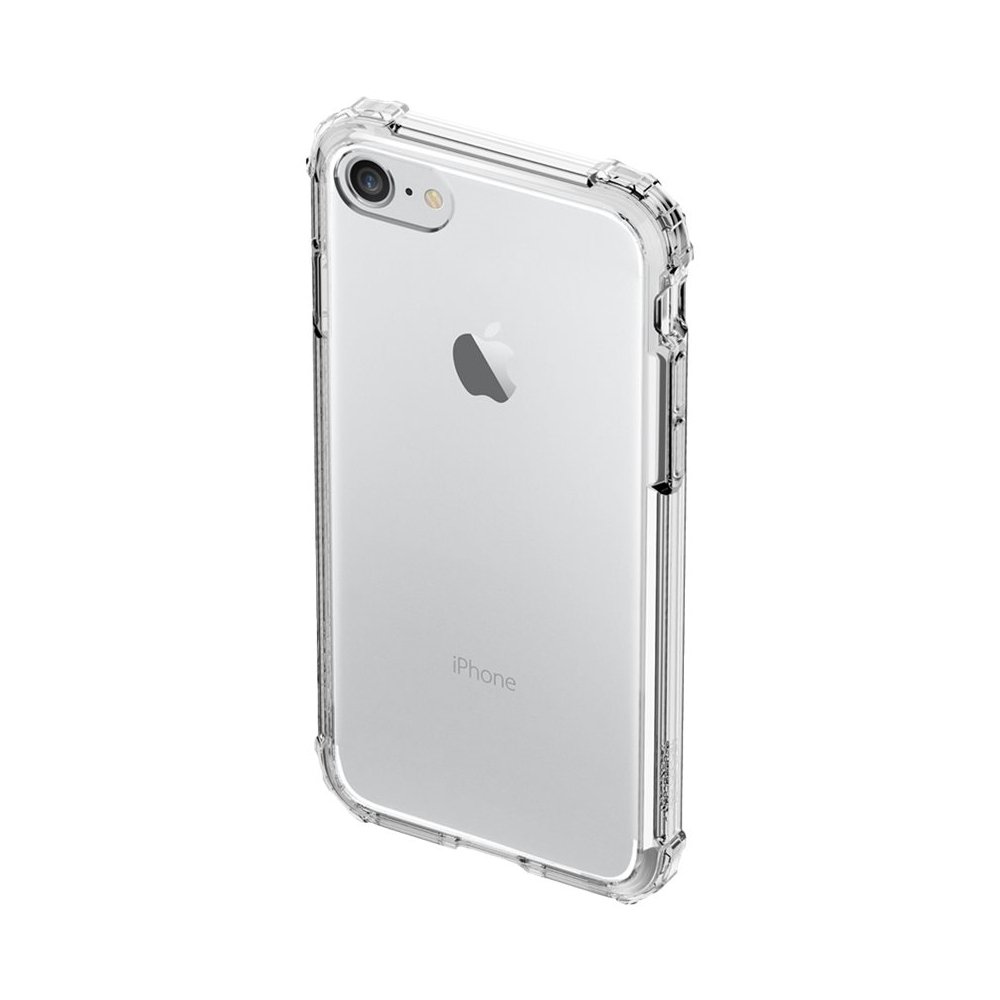 crystal shell case for apple iphone 7 and iphone 8 - clear crystal