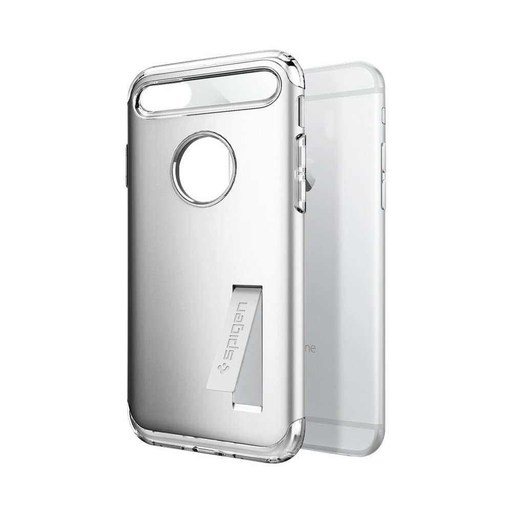 slim armor case for apple iphone 7 - satin silver