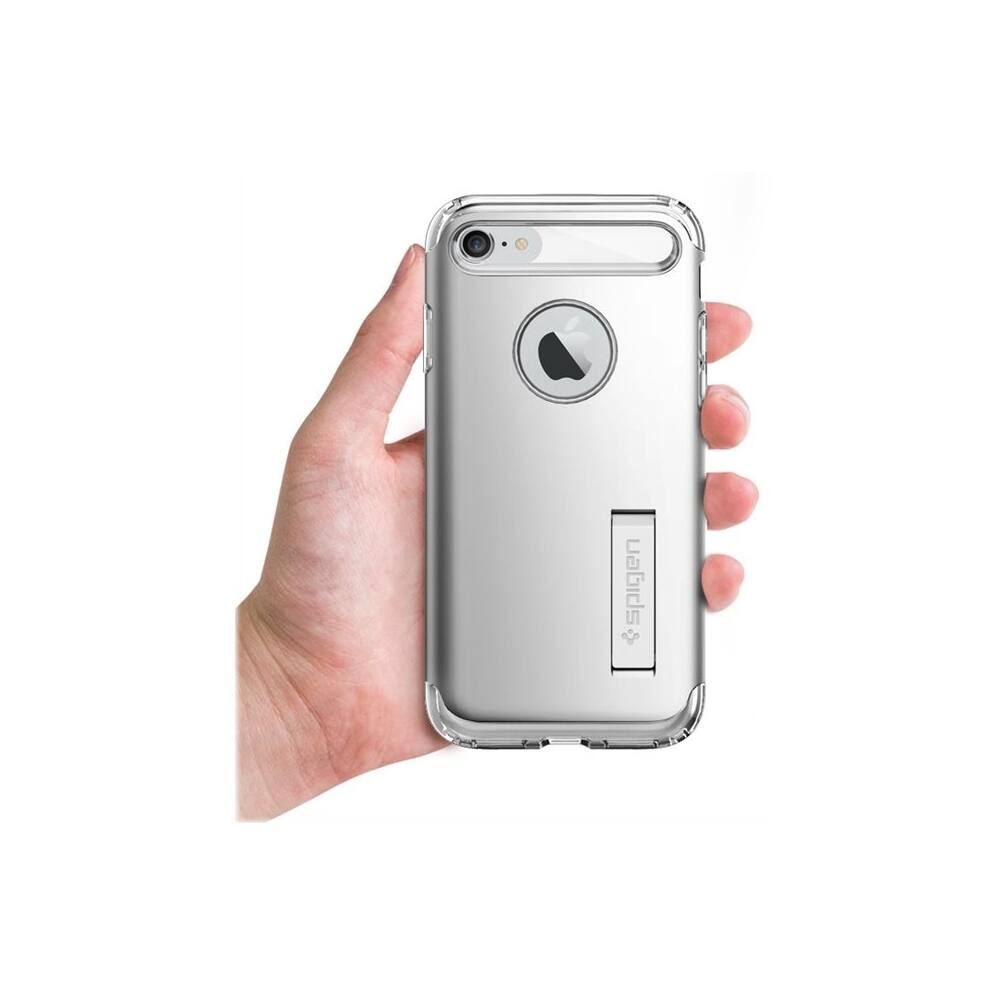 slim armor case for apple iphone 7 - satin silver slim armor case for apple iphone 7 - satin silver