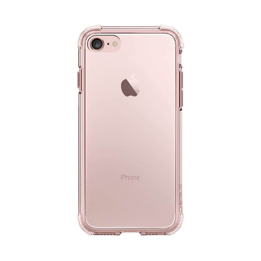 crystal shell case for apple iphone 7 - crystal rose