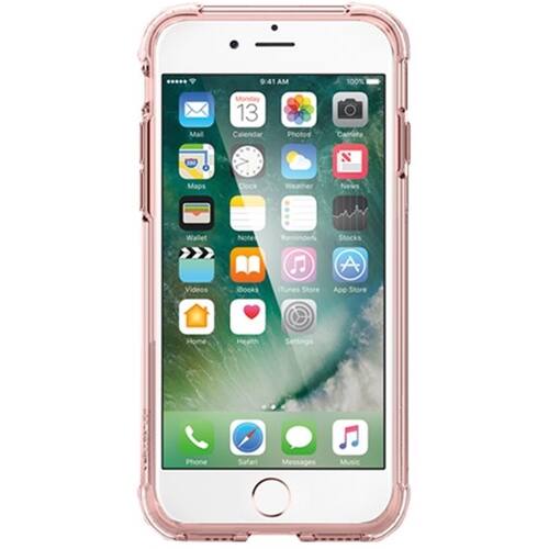 crystal shell case for apple iphone 7 - crystal rose