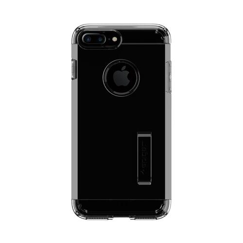 Spigen - Tough Armor Case for Apple® iPhone® 7 Plus - Jet black - Larger Front