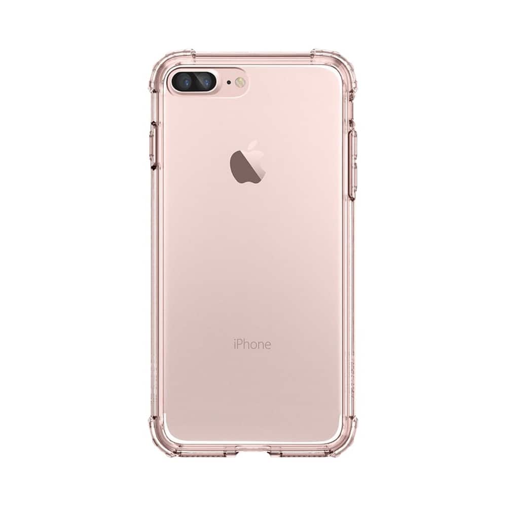 Front. Spigen - Crystal Shell Case for Apple® iPhone® 7 Plus - Crystal rose.