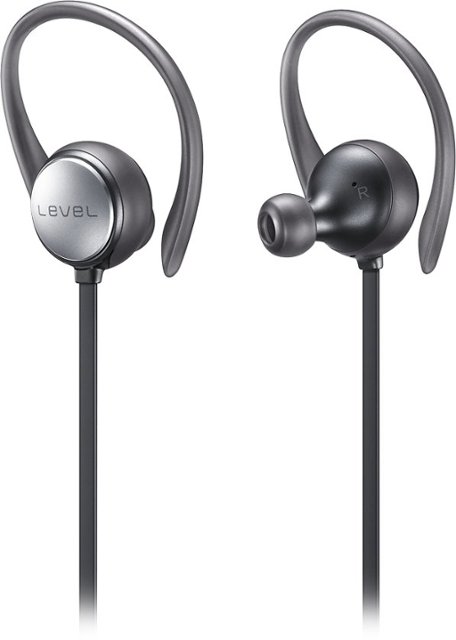 Samsung - Level Active Wireless In-Ear Headphones - Black - Front_Zoom