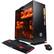 Front. CyberPowerPC - Gamer Xtreme Liquid Cool Desktop - Intel Core i7 - 16GB Memory - NVIDIA GeForce GTX 1050 Ti - 120GB SSD + 2TB HDD - Black/Orange.