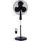 EcoHouzng - 16" Pedestal Fan - Black-Front_Standard