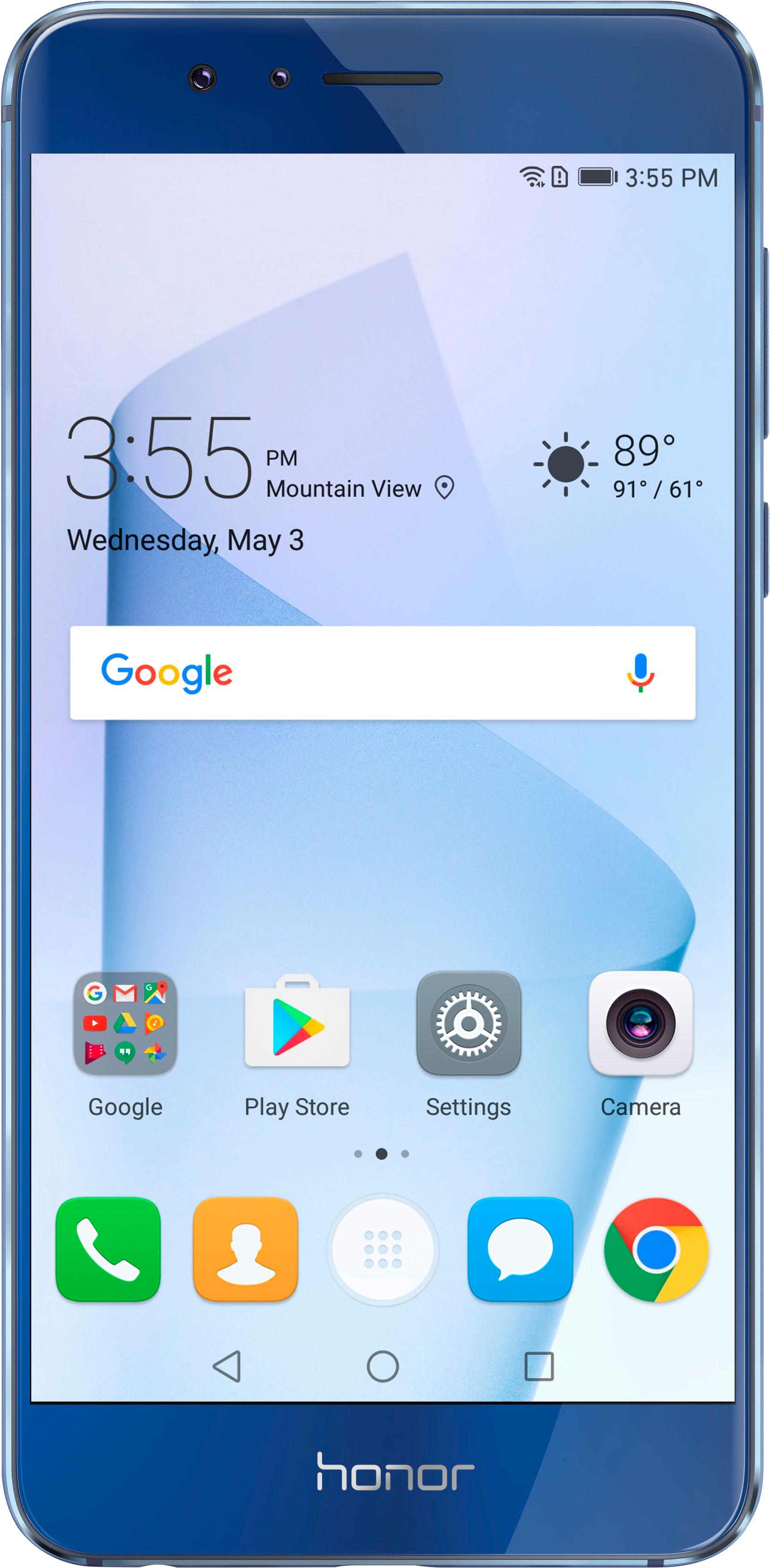 Beringstraat Berg Vesuvius Becks Huawei Honor 8 4G LTE with 64GB Memory Cell Phone (Unlocked) Sapphire blue  FRD-L14 - Best Buy