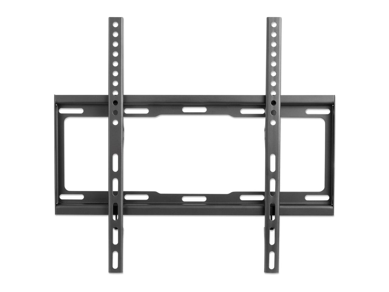Alt View 2. Manhattan - Manhattan Low-Profile TV Wall Mount 32-65" VESA, Steel, 88 lbs, Home/Office - 460934 - Black.