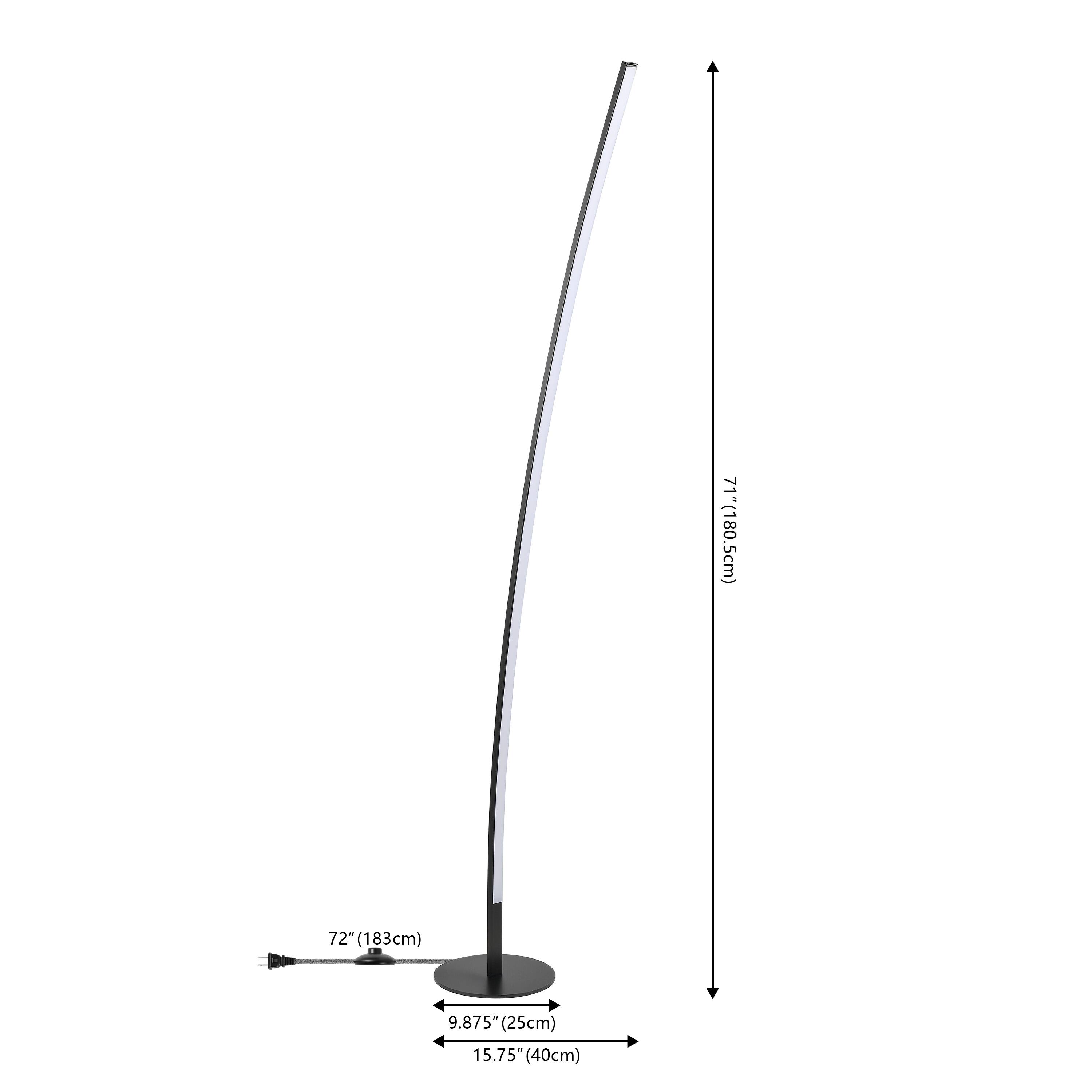 71" (180.5cm)  
72" (183cm)  
9.875" (25cm)  
15.75" (40cm)