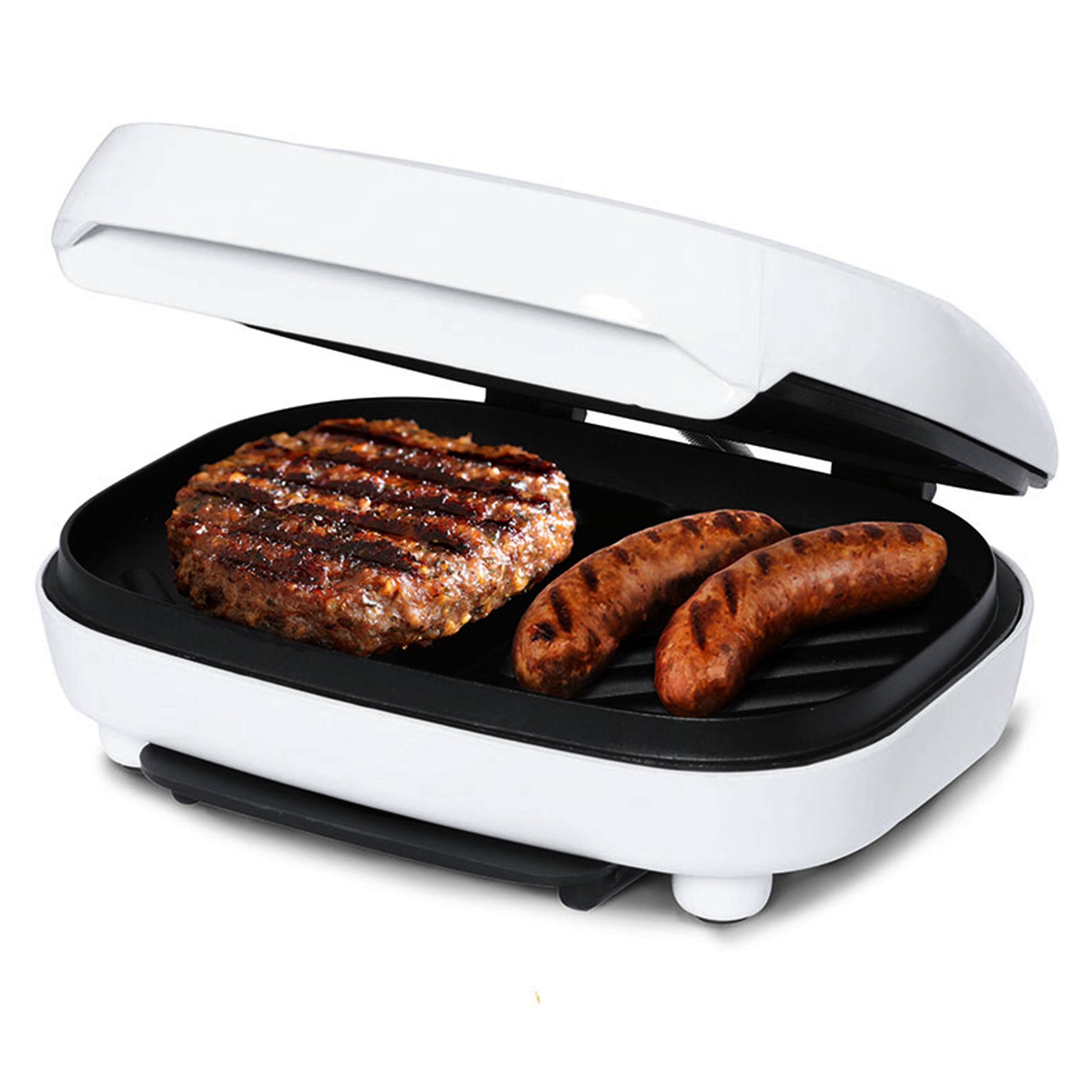 Alt View 3. Brentwood - 2-Slice Contact Grill - White.