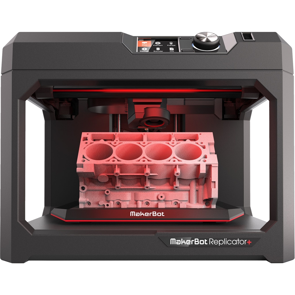 Makerbot Replicator Wireless 3d Printer Black Mp075 Best Buy
