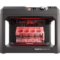 MakerBot - Replicator + Wireless 3D Printer - Black - Front_Zoom