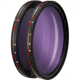 Freewell - 82mm Threaded Hard Stop Variable ND All Day Filter, 2 to 5 Stop and 6 to 9 Stop, 2-Pack