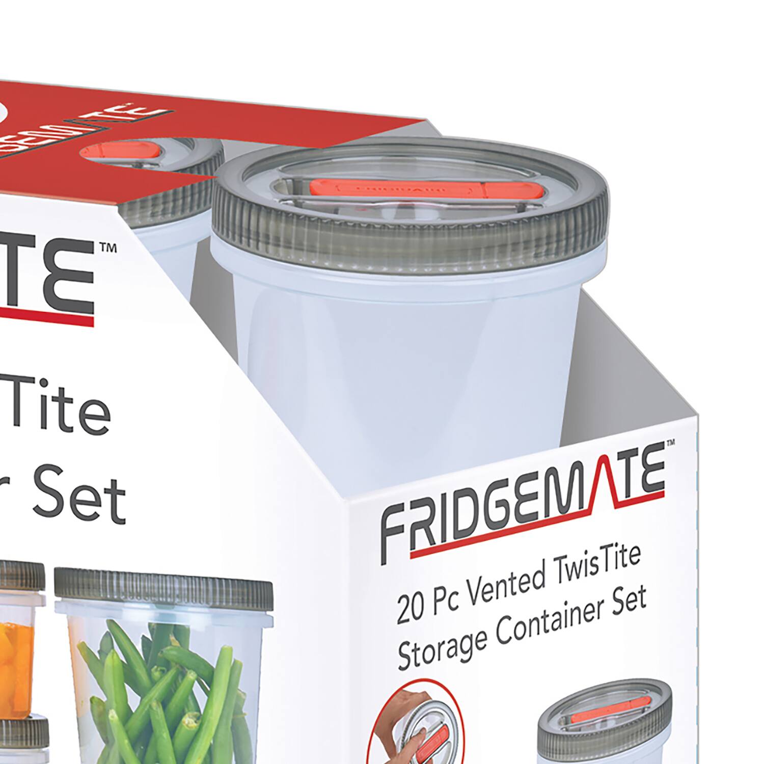 SEA TE TM 31 Tite Set  
FRIDGEMATE Vented TwisTite 20 Pc Container Set Storage