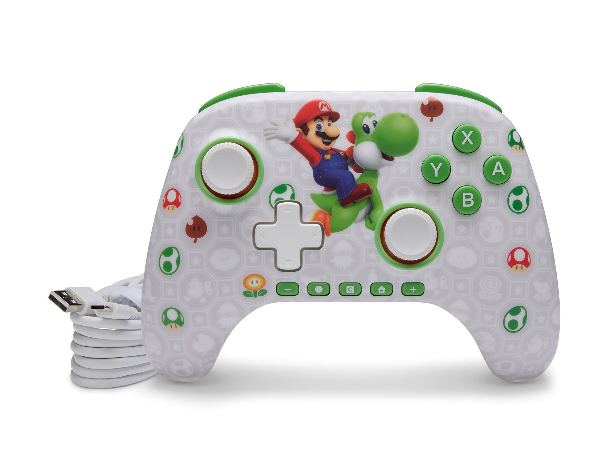 Alt View 21. PowerA - Advantage Wireless Controller for Nintendo Switch 2 - Mario & Yoshi.