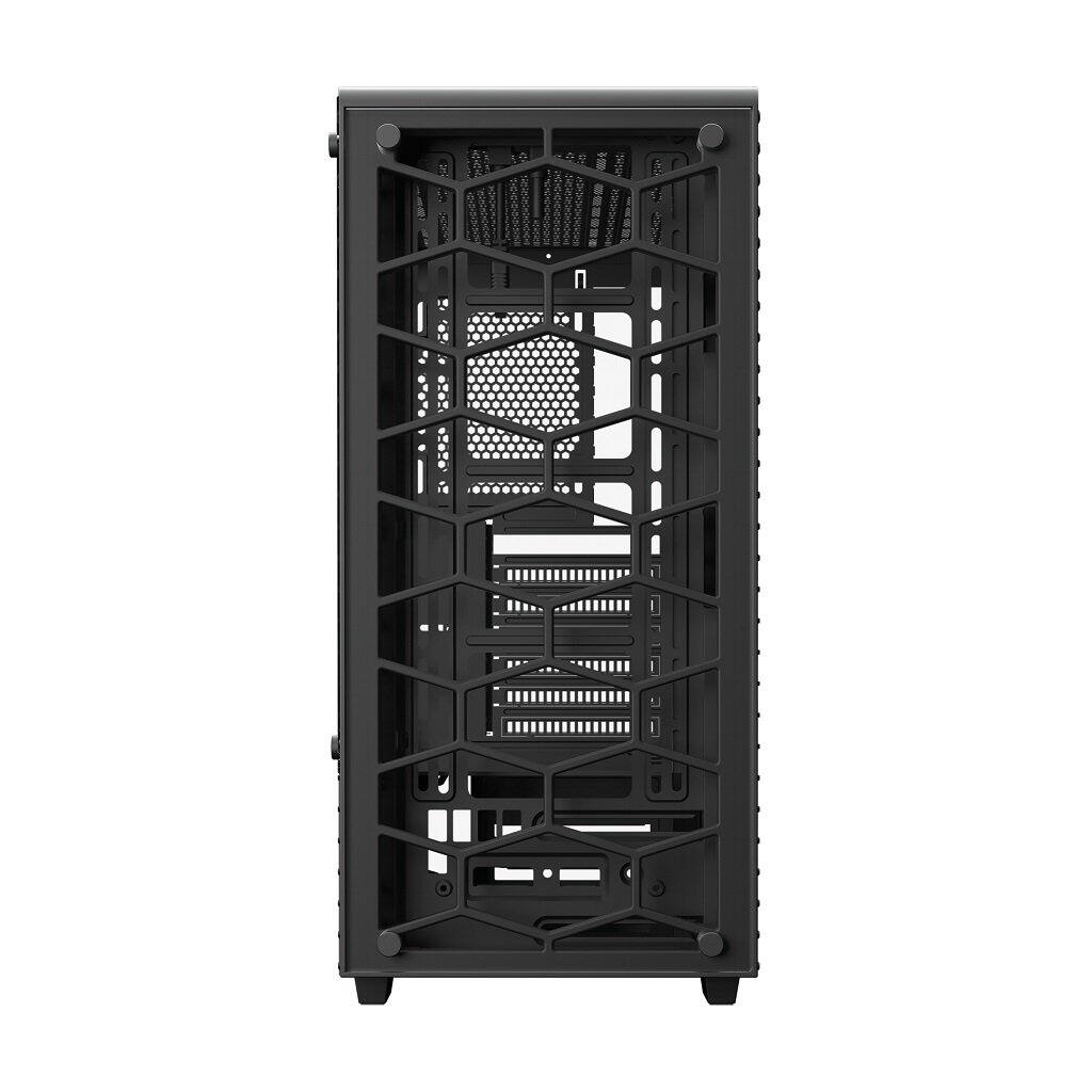 Angle. REDRAGON - FIREFLIGHT GC-624 ATX Side Tempered Glass Gaming PC Case - Black.