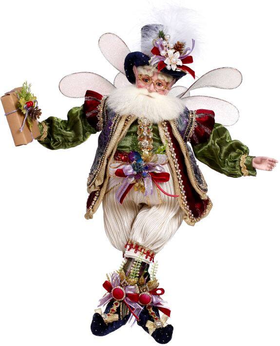 Front. Mark Roberts - Mark Roberts Christmas Festivities Fairy, Medium - 17" - Green.