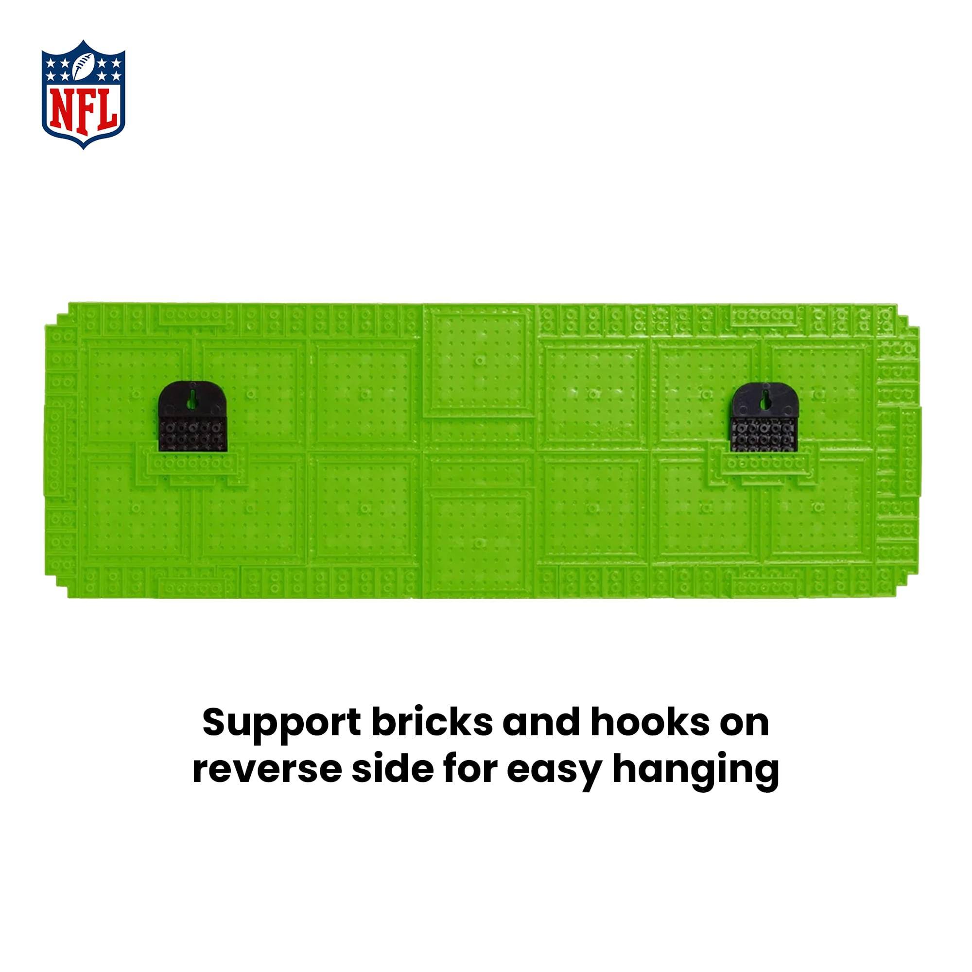 Support bricks and hooks on reverse side for easy hanging
