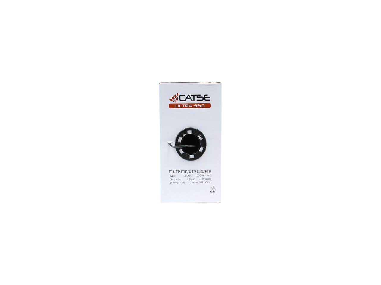 CATSE ULTRA 350 OUTP OF/UTP OS/FTP Type CMX LCMR/GAX Conductor Solid Standed 24 AWG-4 Pair 100MFT (330FT) TY1003A 000P1 COMM