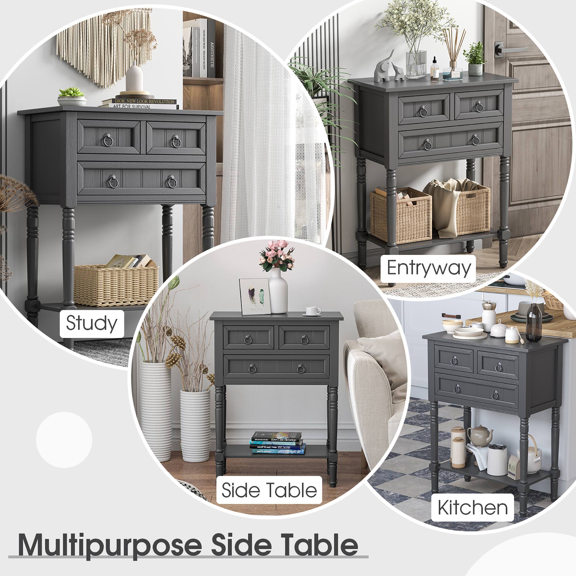 Multipurpose Side Table

- Study
- Entryway
- Side Table
- Kitchen