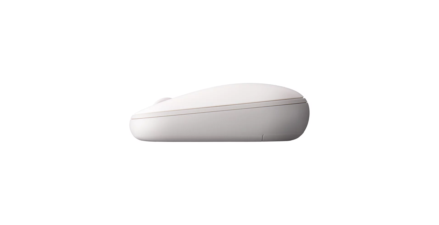 Angle. Acer - AMR100 Wireless Mouse White Optical 1600DPI 2.4GHz USB Battery‑Powered GP.MCE11.03G - White.