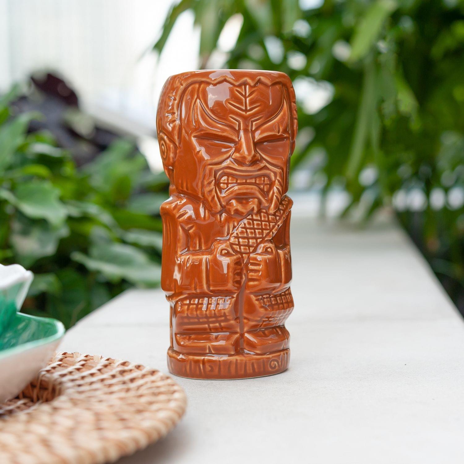 Alt View 4. Star Wars - Geeki Tikis Star Trek: The Original Series Klingon Ceramic Mug | Holds 16 Ounces - Brown.