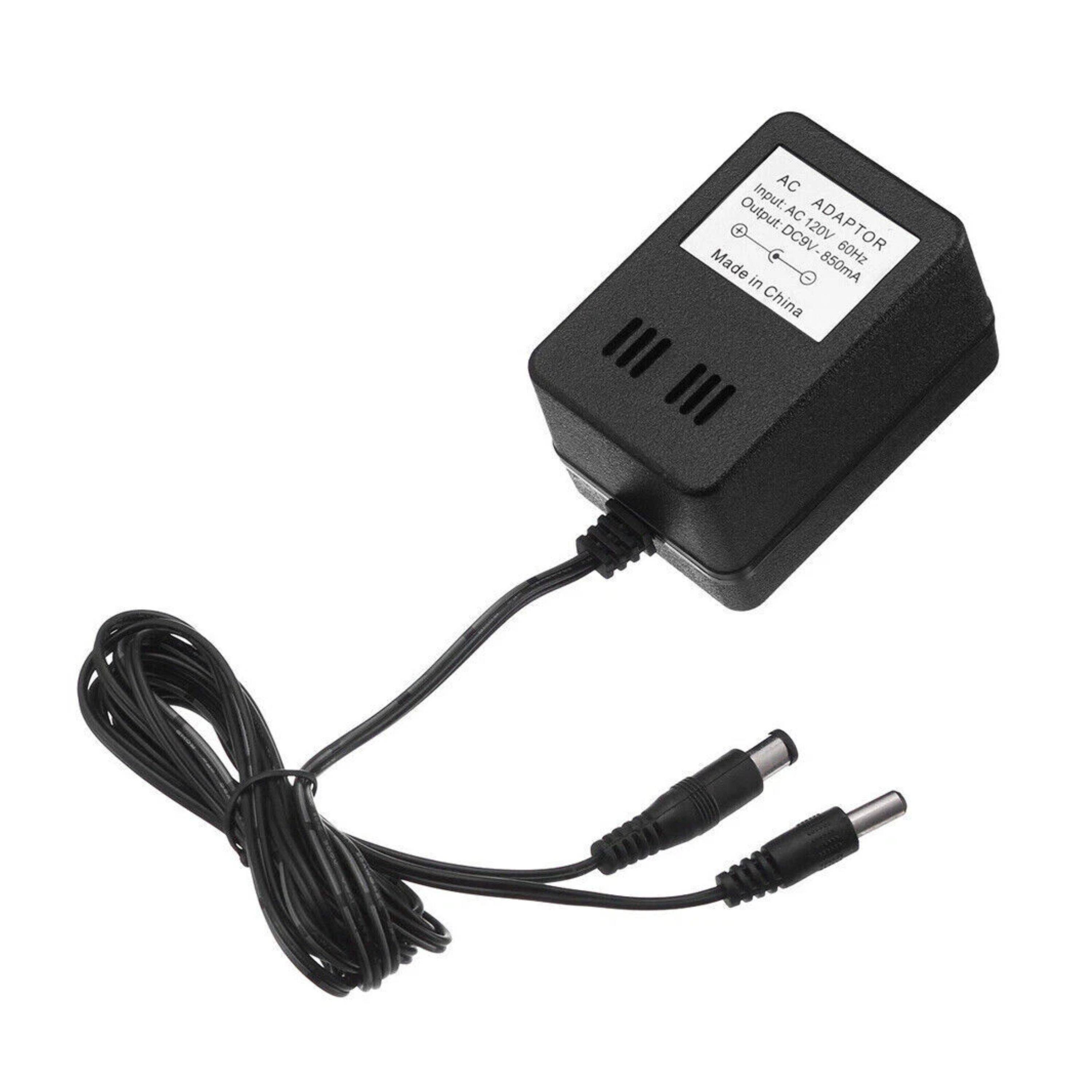 AC Input: Output: AC ADAPTOR DC9V 120V 60Hz Made 850mA in China