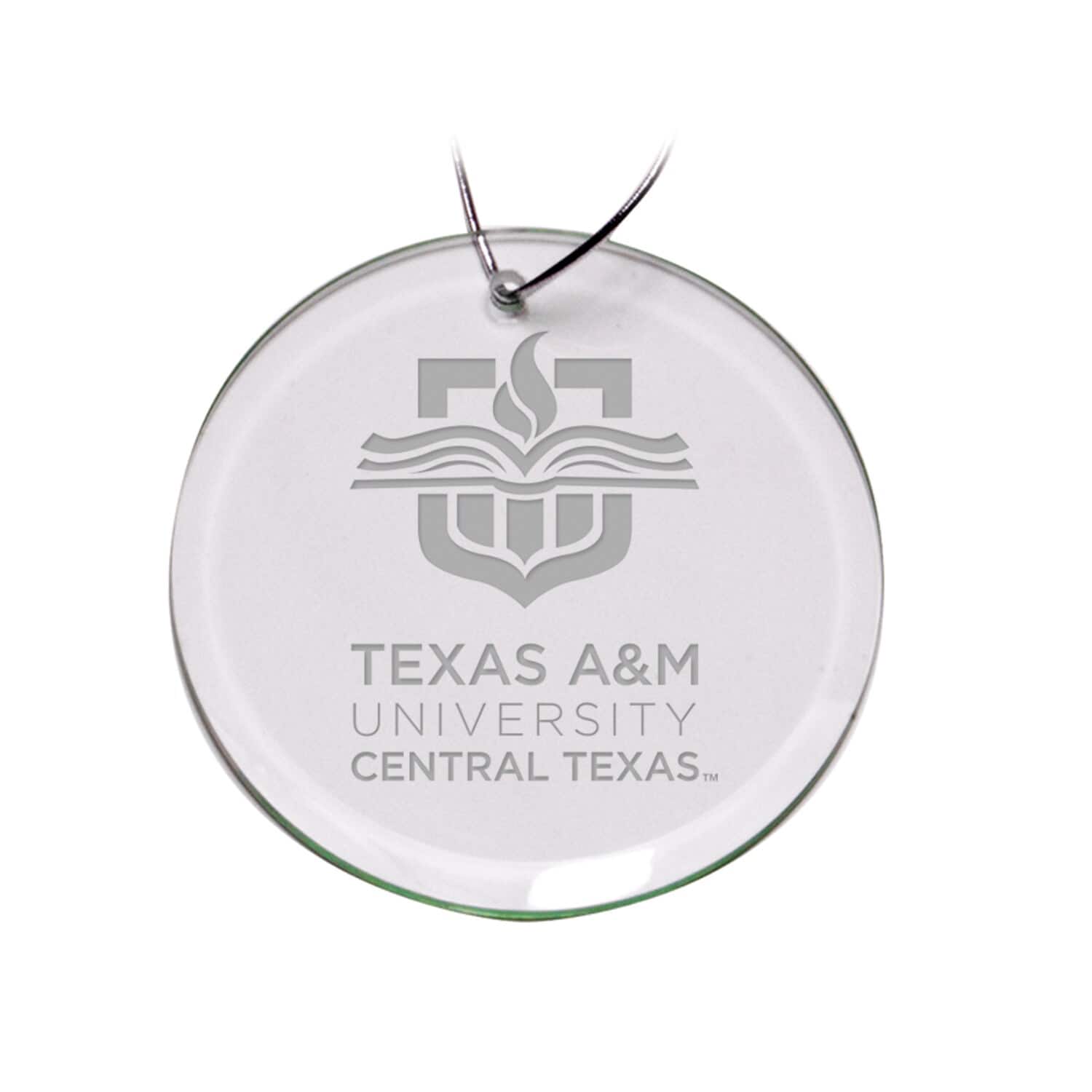 Jardine - Texas A&M Central Texas Warriors 3'' Glass Round Ornament - Multicolor