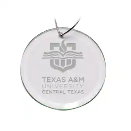 Jardine - Texas A&M Central Texas Warriors 3'' Glass Round Ornament - Multicolor