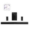 Front. Ultimea - ULTIMEA Skywave Series 7.1.4ch Wireless Surround Sound System for TV, Dolby Atmos SoundBar with 8" Wireless Subwoofer - Black.