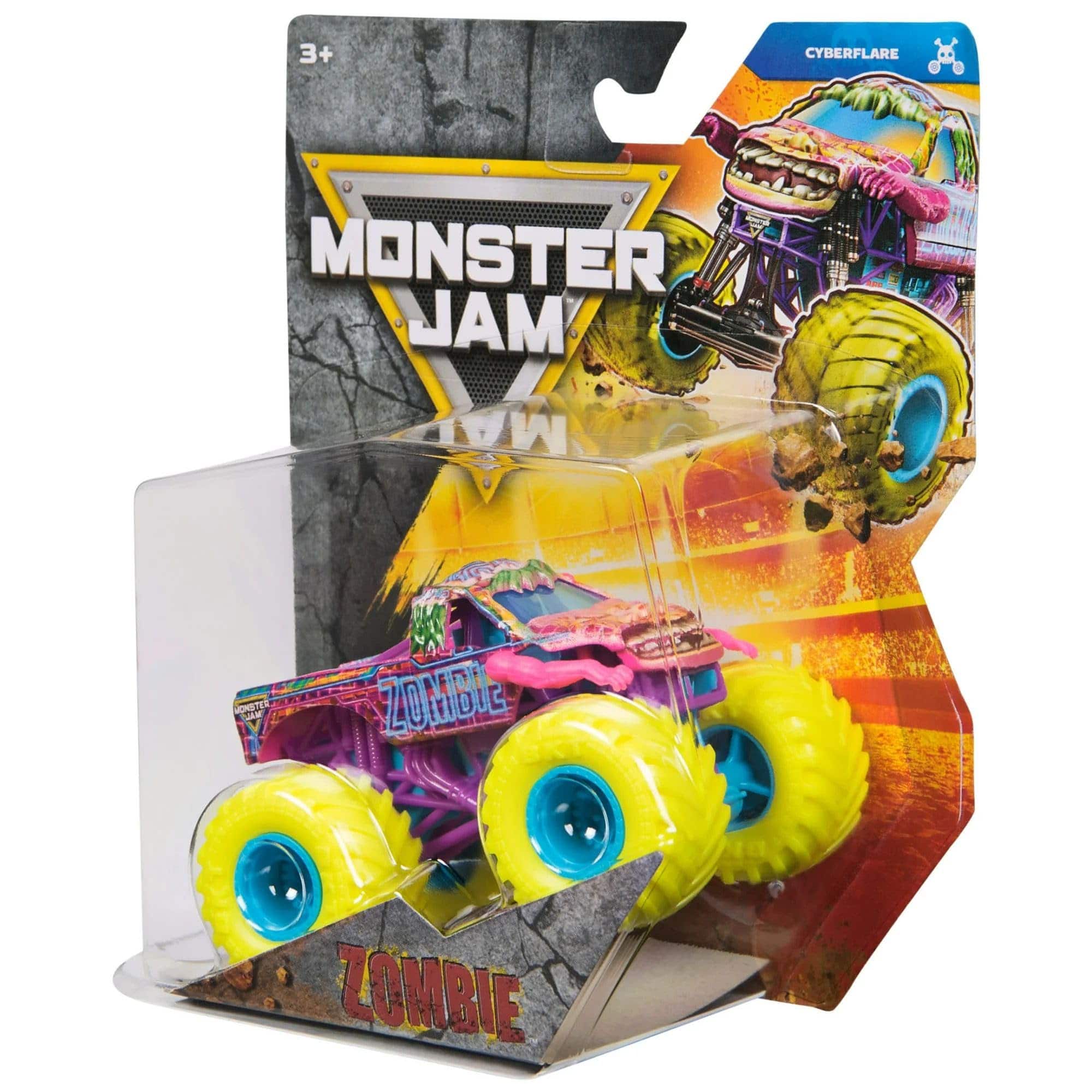 Monster Jam 2026 Cyberflare Zombie 1:64 Diecast Truck Series 45