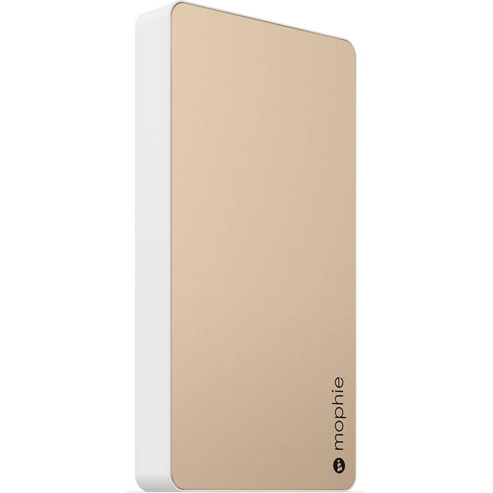 Front. mophie - Juice Pack 10,000 mAh Portable Charger for Most USB-Enabled Devices - Gold.