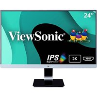 ViewSonic VX2478-SMHD 24 Inch 1440p IPS Monitor - Black/Silver - Front_Zoom