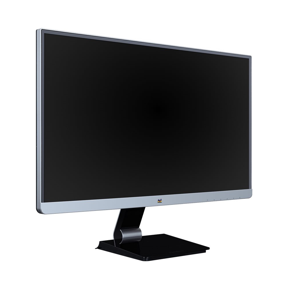 Left View: ViewSonic VX2478-SMHD 24 Inch 1440p IPS Monitor - Black/Silver
