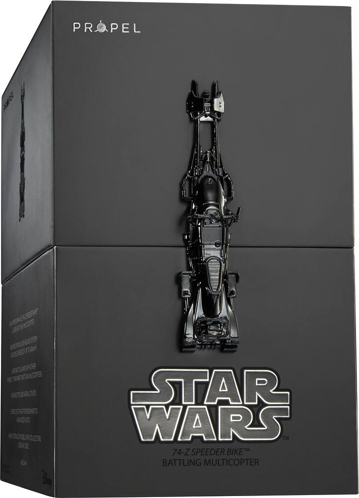 Left. Propel - 74-Z Speeder Bike Quadrocopter with Remote Controller - Brown/White.