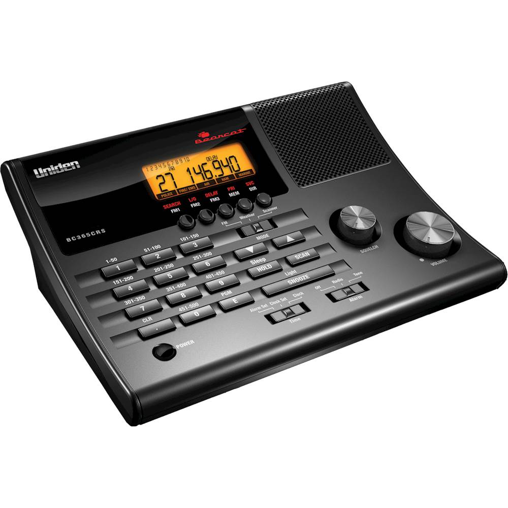 Uniden - Alarm Clock Radio Scanner
