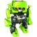 Front Zoom. OWI - 4 in 1 Transforming Solar Robot Kit - Green.