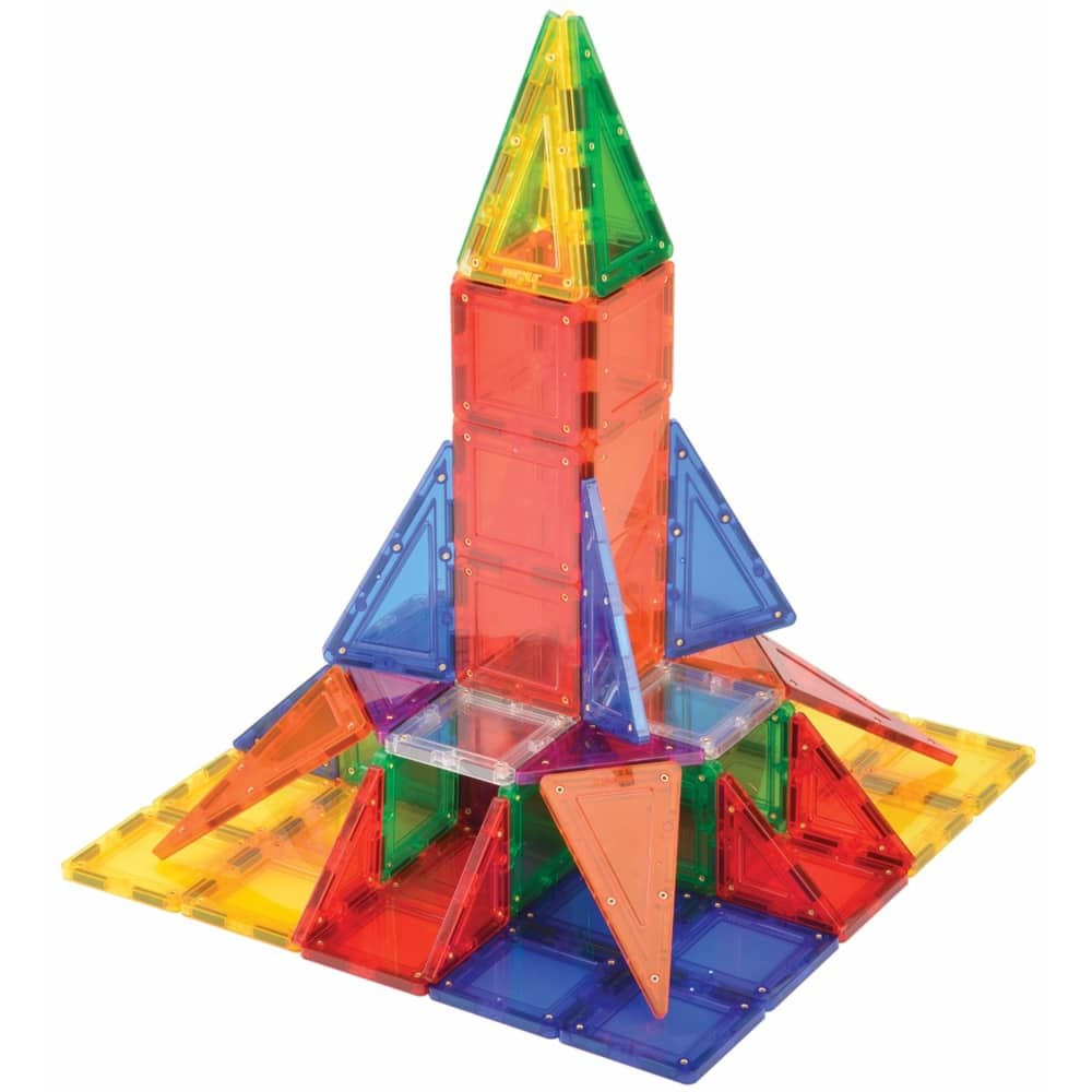 Best Buy: MagWorld Rainbow Magnetic Building Tiles Set Multi Colored ...