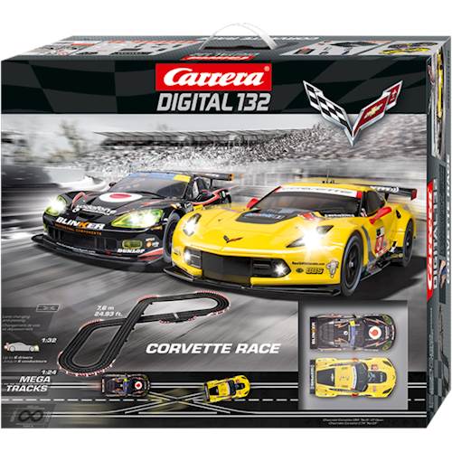 Best Buy: Carrera Digital 132 Corvette Race Racing Set Silver and Black  20030186