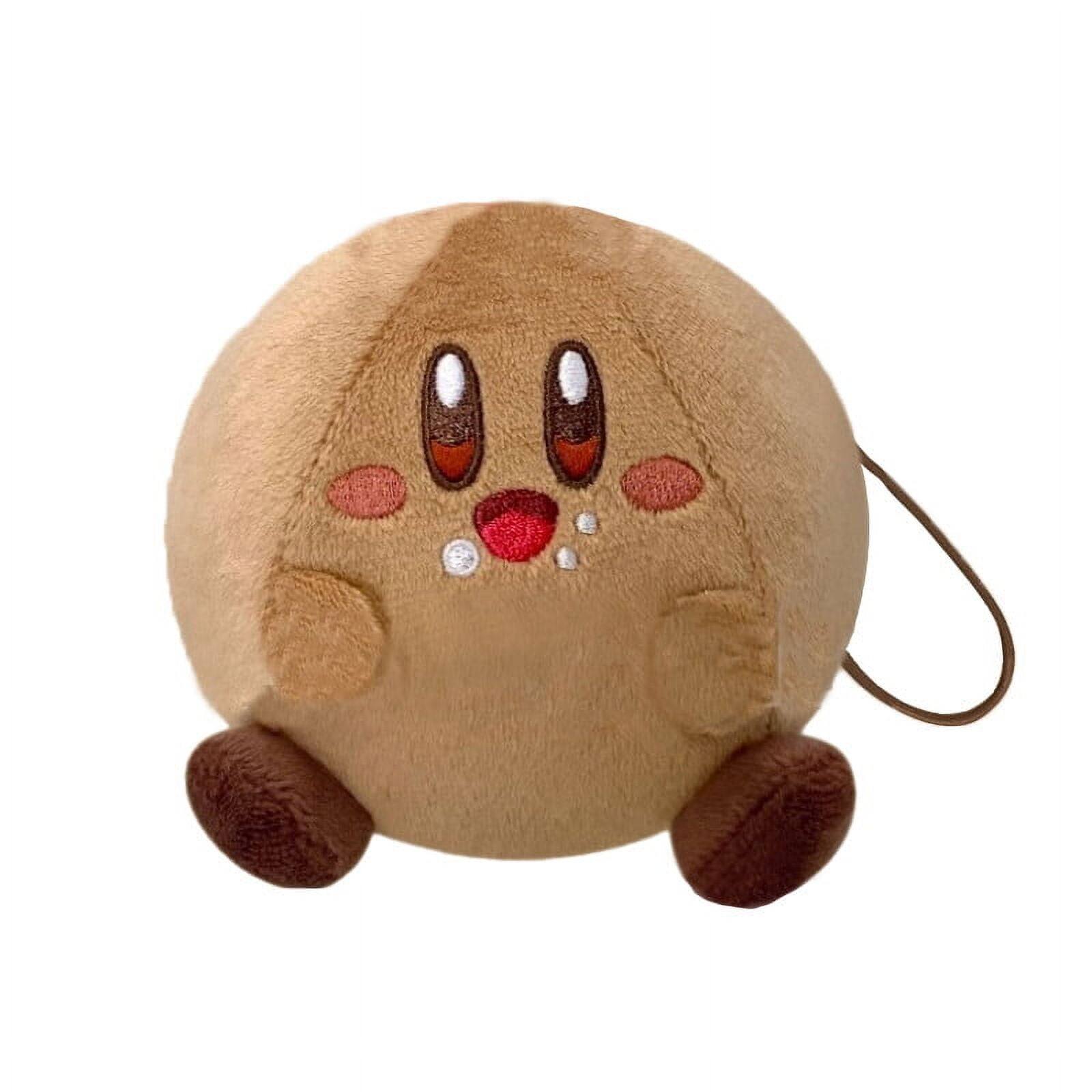 Alt View 3. Kirby - Banpresto Mini Round Plush Chocolate Ver. Kirby.