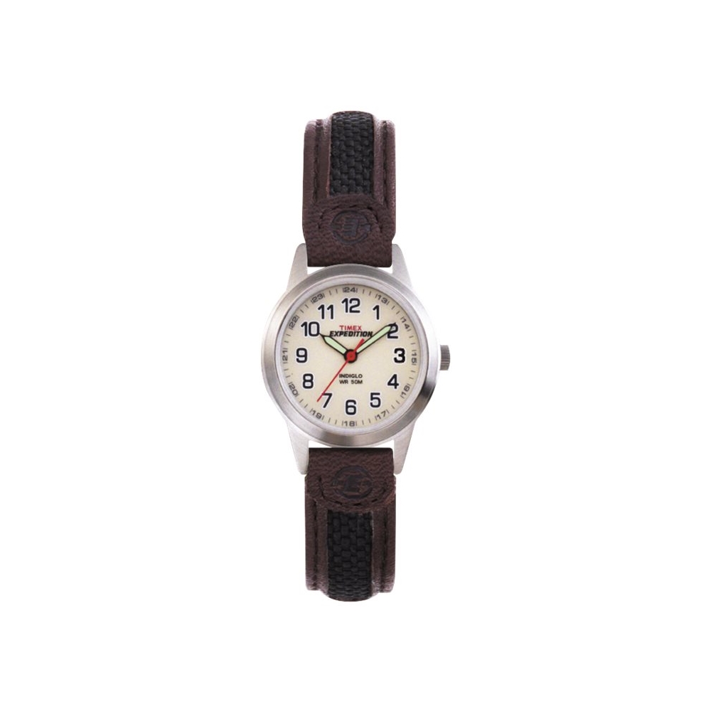 Best Buy: Timex Expedition Metal Field Mini Wristwatch Silver/brown T41181JV