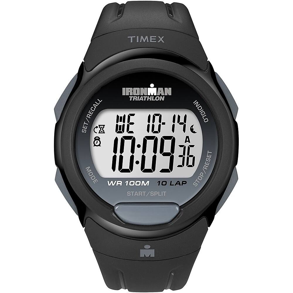 Front. Timex - Ironman Essential 10 Wristwatch - Black.