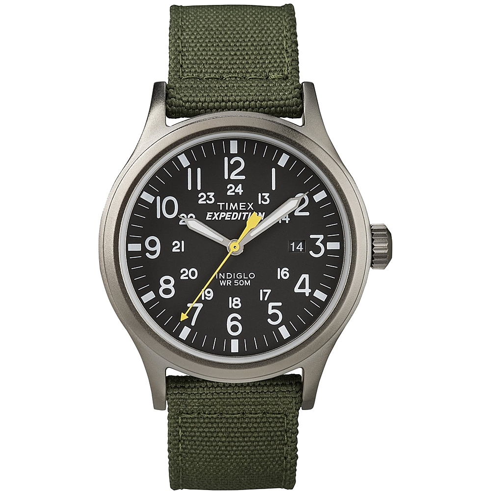 Best Buy: Timex Expedition Scout Wristwatch Silver/Black T49961JV