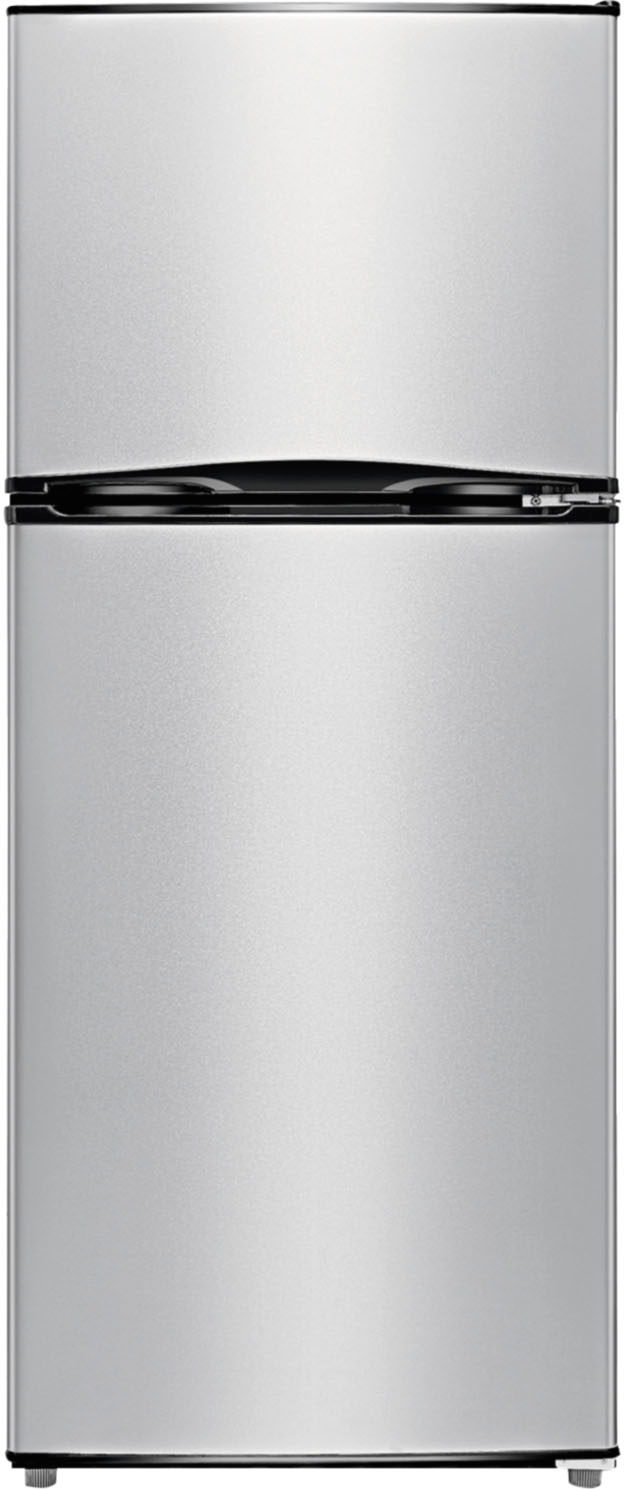 Insignia™ - 11.5 Cu. Ft. Top-Freezer Refrigerator - Stainless Steel