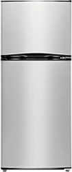 Insignia™ - 11.5 Cu. Ft. Top-Freezer Refrigerator - Stainless Steel - Front_Zoom