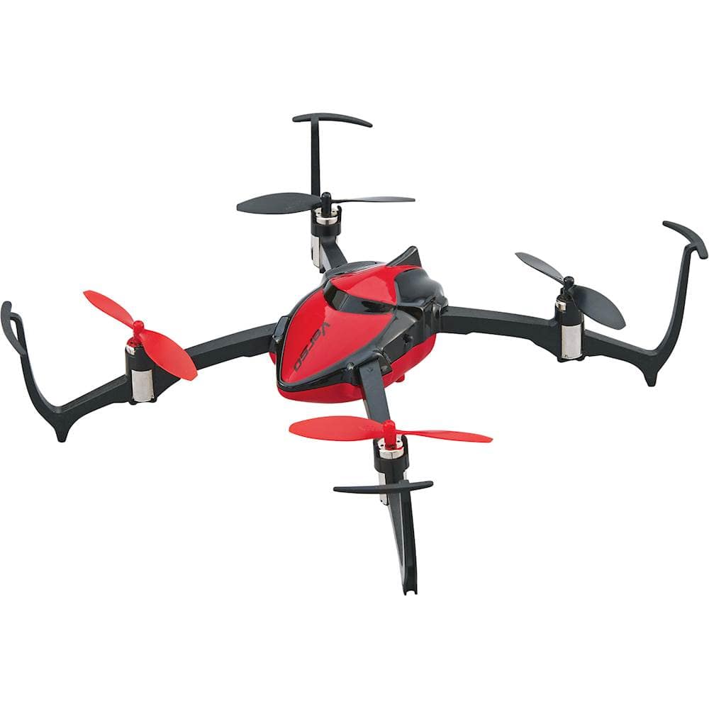 Front. Dromida - Verso Quadcopter with Remote Controller - Red.